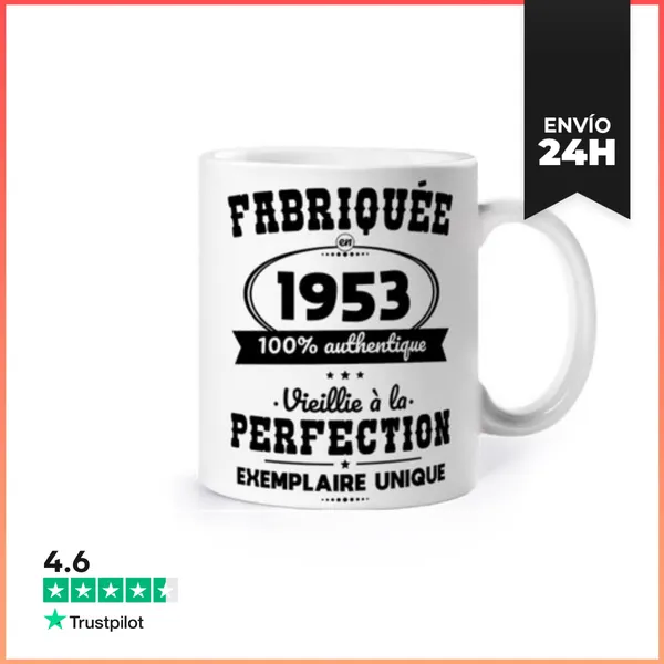 Taza Aniversario 70 Años - Fabricado En 1953 LaTostadora