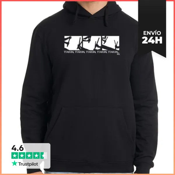 Sudadera Unisex Con Capucha Ttakun-ttakun LaTostadora