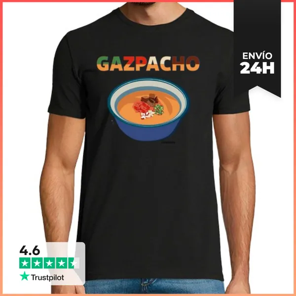 Camiseta Hombre Clásica Gazpacho LaTostadora