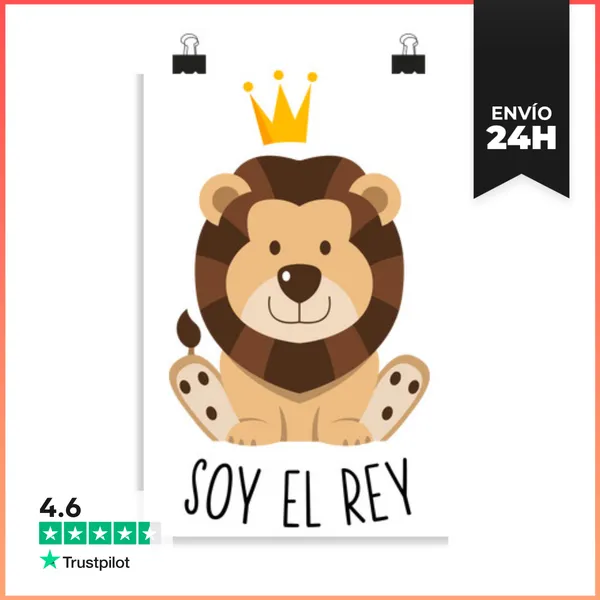 Póster Vertical Soy El Rey LaTostadora