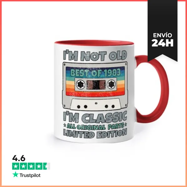Taza De Colores Lo Mejor De 1983 Regalo De Edición Limi