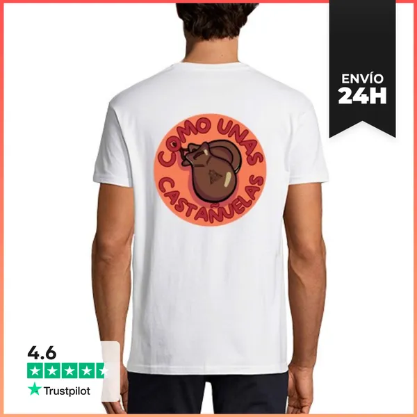 Camiseta Hombre Clásica Como Unas Castañuelas LaTostadora
