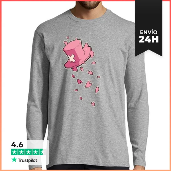 Camiseta Hombre Manga Larga El Sombrero De Doctor LaTostadora