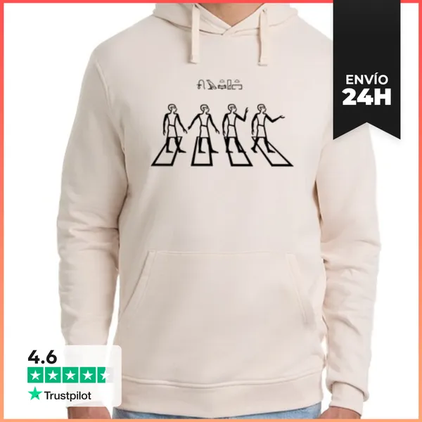 Sudadera Unisex Con Capucha Abbey Road LaTostadora