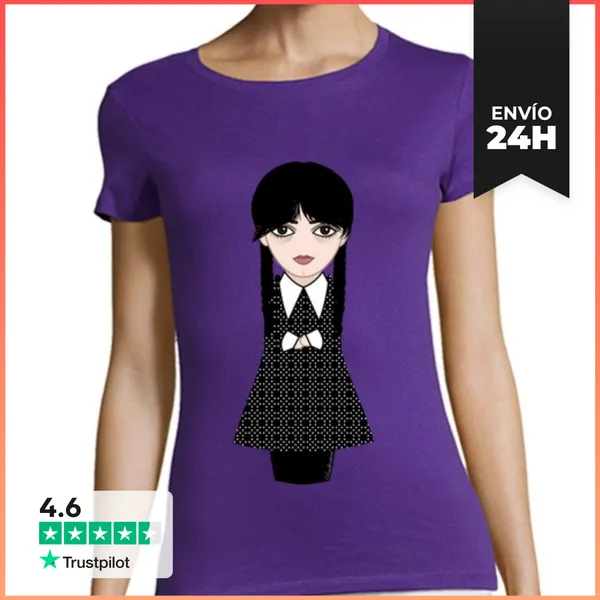 Camiseta Mujer Clásica Miércoles LaTostadora