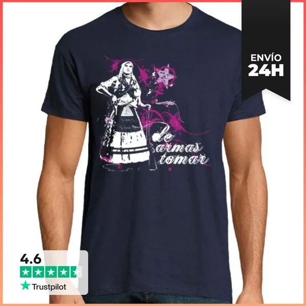 Camiseta Hombre Clásica De Armas Tomar - Camisola Unisex