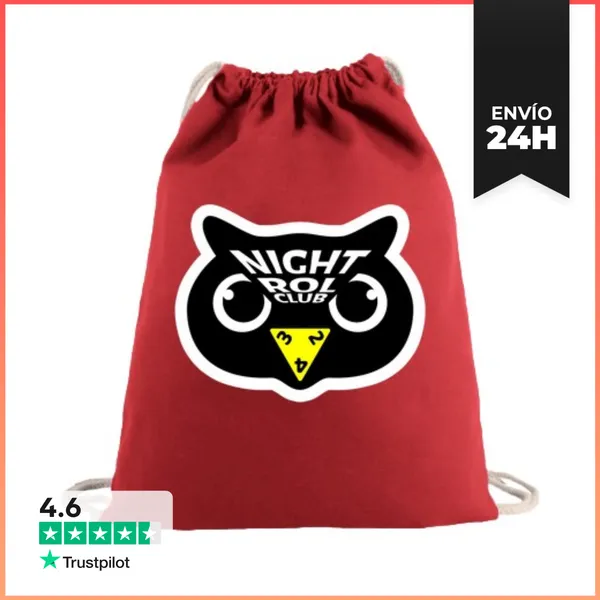 Mochila Saco Con Cuerdas Bolsa NRC LaTostadora