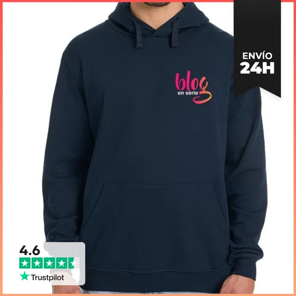 Sudadera Unisex Con Capucha Sudadera Blog En Serie Hombre