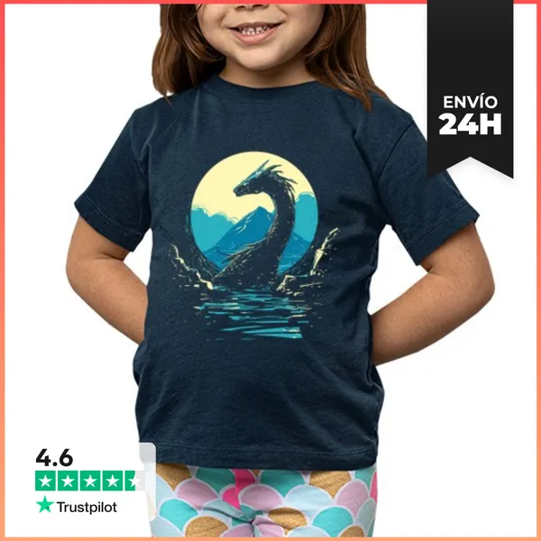 Camiseta Clásica Para Niños El Dragón LaTostadora