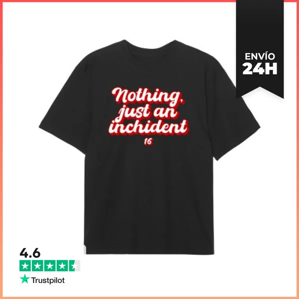Camiseta Oversize NOTHING JUST AN INCHIDENT LECLERC 16 F1