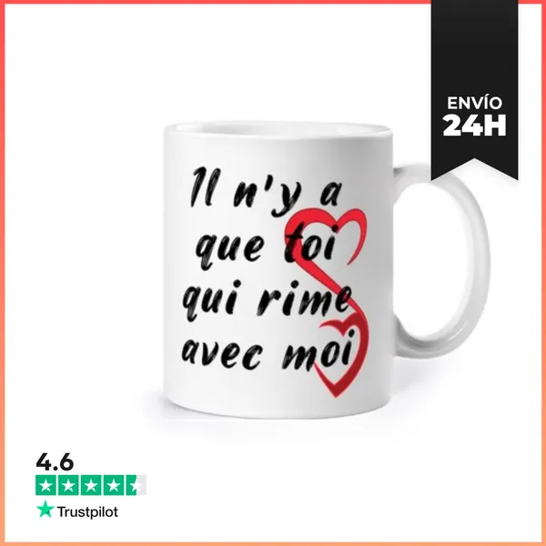 Taza Tú Que Rimas Conmigo - Cita De Amor LaTostadora