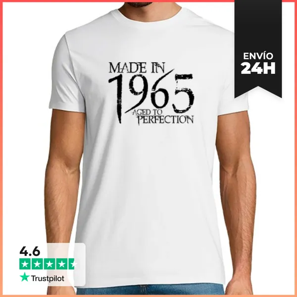 Camiseta Hombre Clásica 1965 Northwood Negro LaTostadora