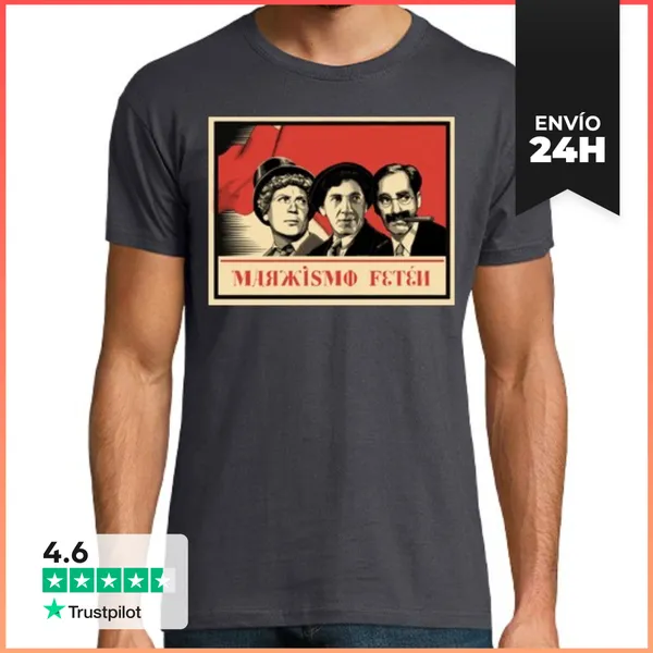 Camiseta Hombre Clásica Marxismo Fetén CHMC LaTostadora