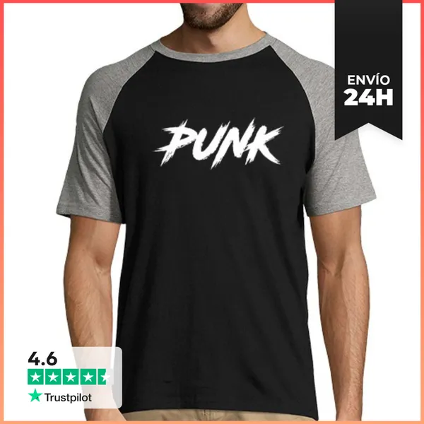 Camiseta Hombre, Estilo Béisbol Punk LaTostadora