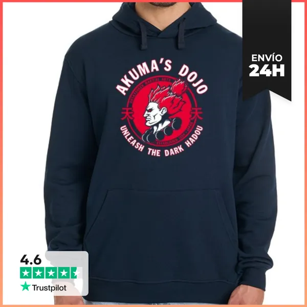 Sudadera Unisex Con Capucha Dojo Demonio LaTostadora