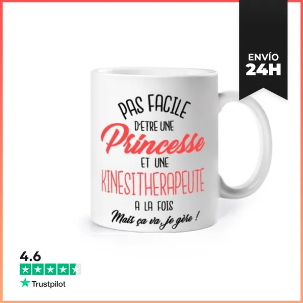 Taza Princesa Y Kinesiterapeuta LaTostadora