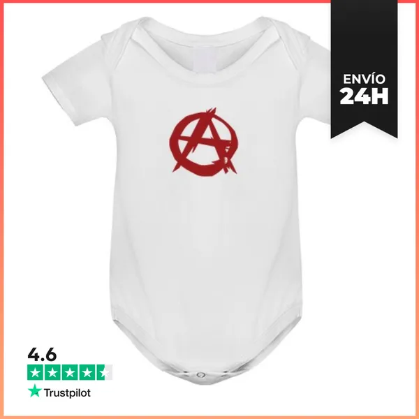 Body Bebé Anarquista Rojo LaTostadora