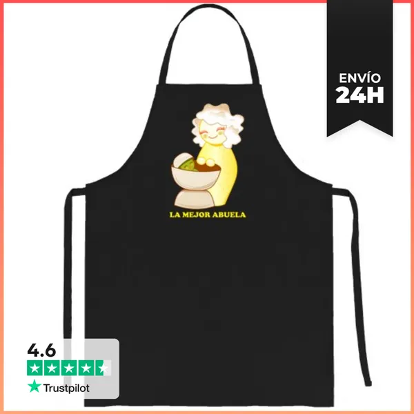 Delantal Kokeshi La Mejor Abuela LaTostadora