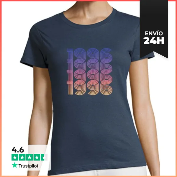 Camiseta Mujer Clásica 1996 Vintage LaTostadora