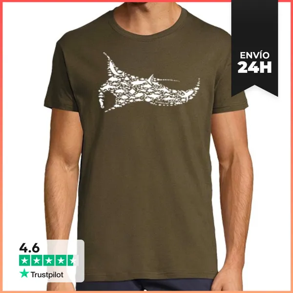 Camiseta Hombre Clásica Manta Tribal LaTostadora