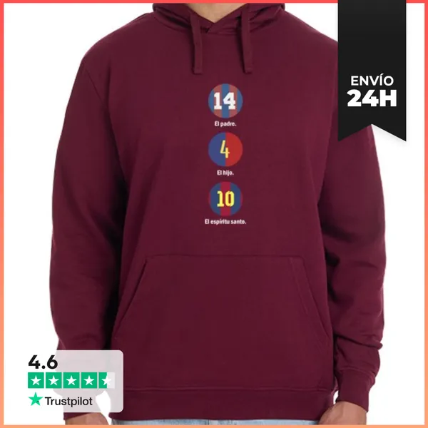 Sudadera Unisex Con Capucha Leo Messi, Pep Guardiola Y Johan