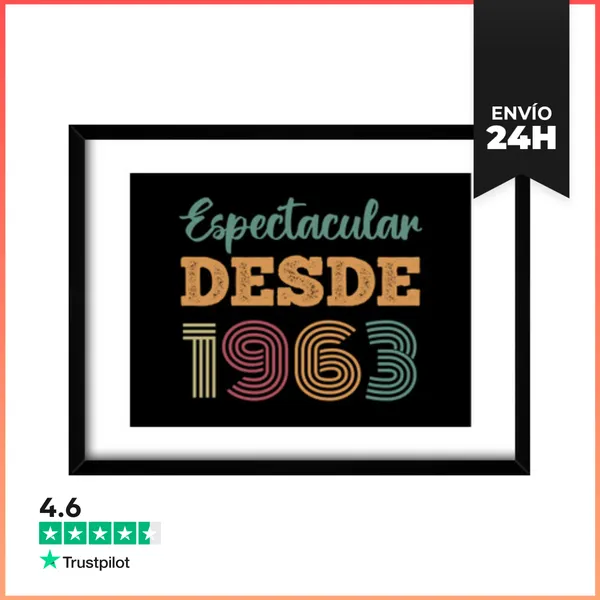 Cuadro Con Marco Horizontal ESPECTACULAR DESDE 1963 LaTostadora
