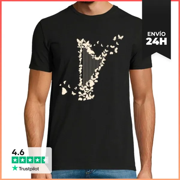 Camiseta Hombre Clásica Arpistas LaTostadora