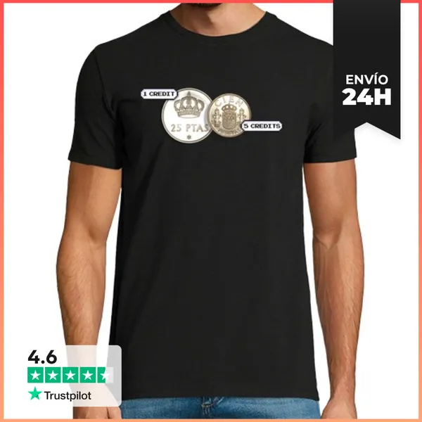 Camiseta Hombre Clásica The Arcade Food LaTostadora