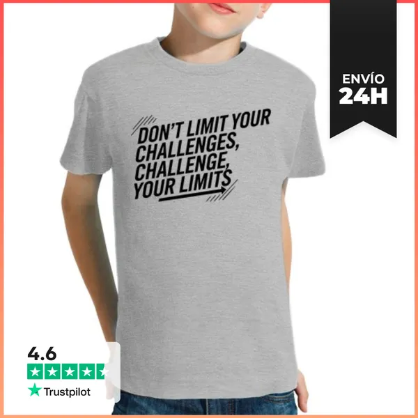 Camiseta Clásica Para Niños Desafía Tus Límites LaTostadora