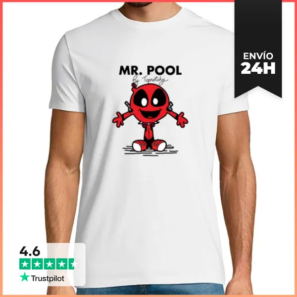 Camiseta Hombre Clásica Piscina Mr LaTostadora