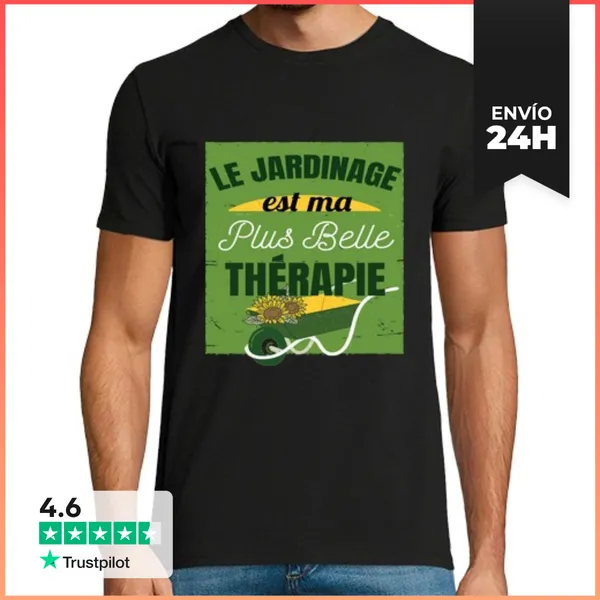 Camiseta Hombre Clásica Camiseta De Regalo De Terapia De Jardin