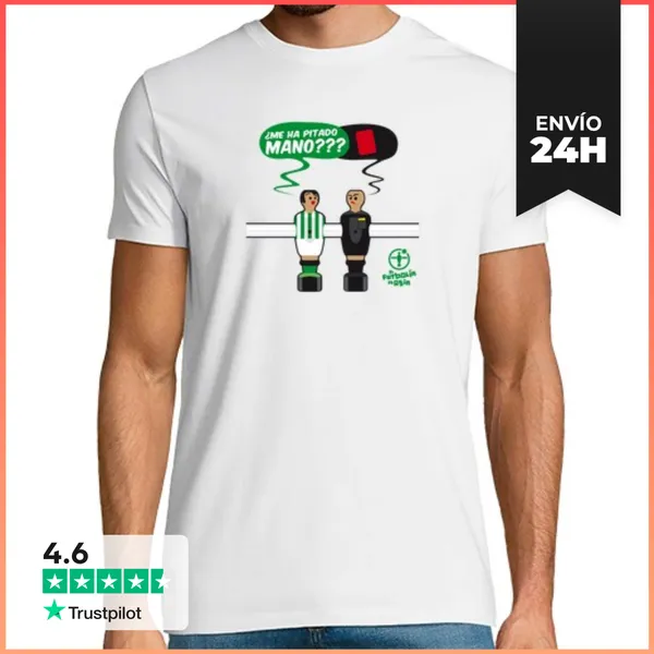 Camiseta Hombre Clásica ME HA PITADO MANO Betis LV LaTostadora