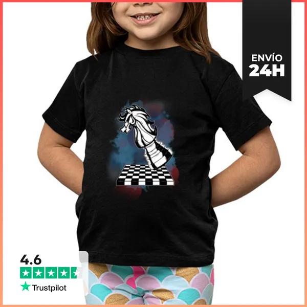 Camiseta Clásica Para Niños Chess Master LaTostadora