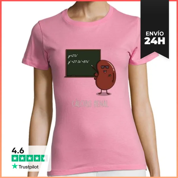 Camiseta Mujer Clásica Cálculo Renal LaTostadora