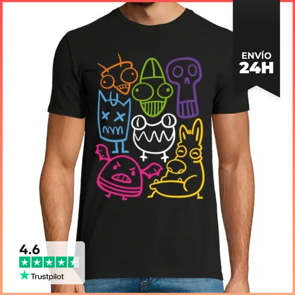 Camiseta Hombre Clásica MONSTERS LaTostadora