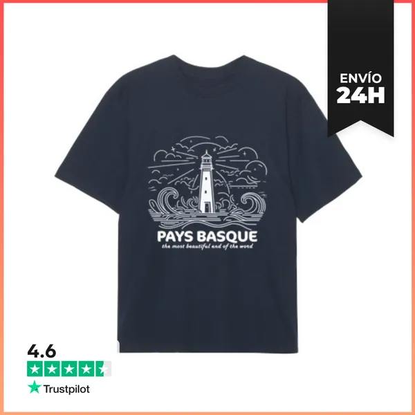 Camiseta Oversize Pays Vasco Orgullo Bayona Biarritz Playas