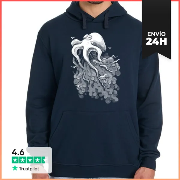 Sudadera Unisex Con Capucha Deep Cloud LaTostadora