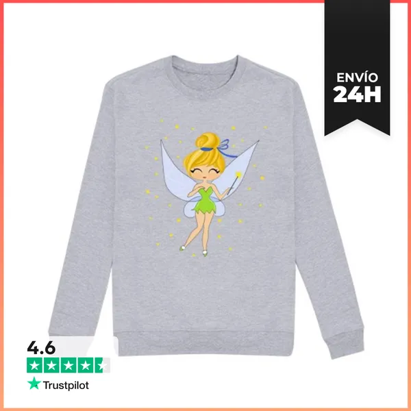 Sudadera Unisex Ninet Campanilla LaTostadora