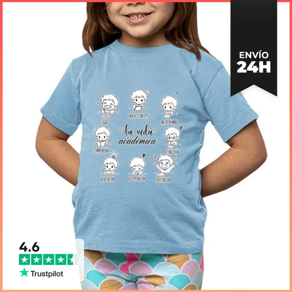 Camiseta Clásica Para Niños Camiseta Vida Académica Ciclo