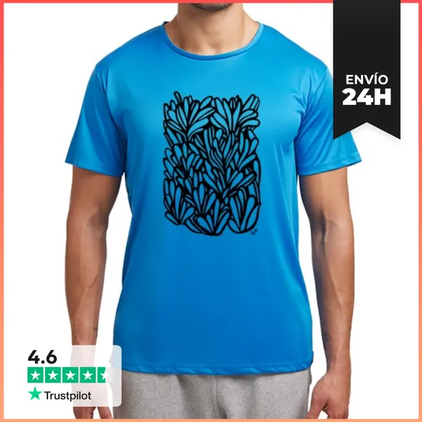 Camiseta Deportiva Hombre Planta Suculenta Gigante LaTostadora