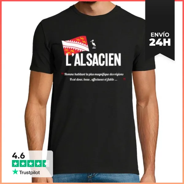 Camiseta Hombre Clásica Regalo Alsaciano LaTostadora