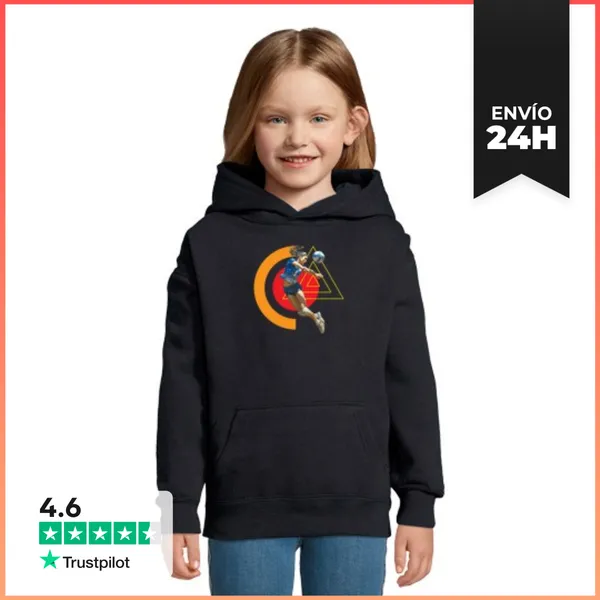 Sudadera Para Niños Con Capucha Bolsón De Libero De Voleibol