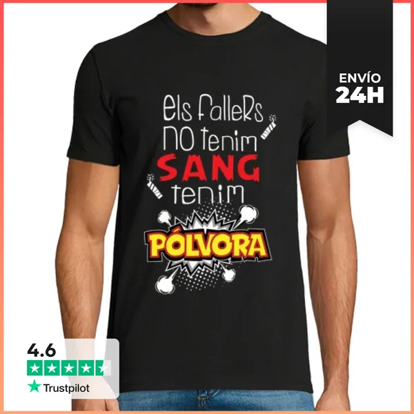 Camiseta Hombre Clásica El Fallers Samarretes De Falles UNISEX