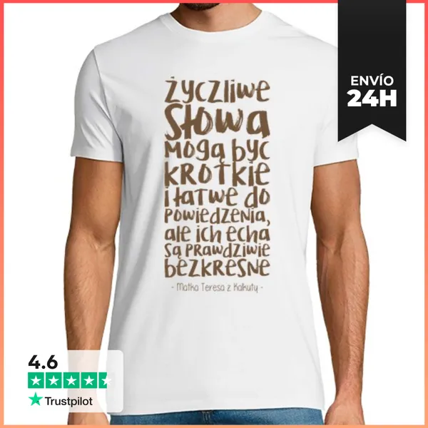 Camiseta Hombre Clásica Zyczliwe Slowa LaTostadora