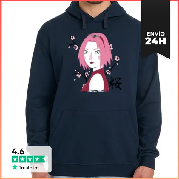 Sudadera Unisex Con Capucha Sakura LaTostadora
