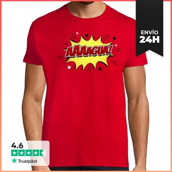 Camiseta Hombre Clásica Aaagua Chico LaTostadora