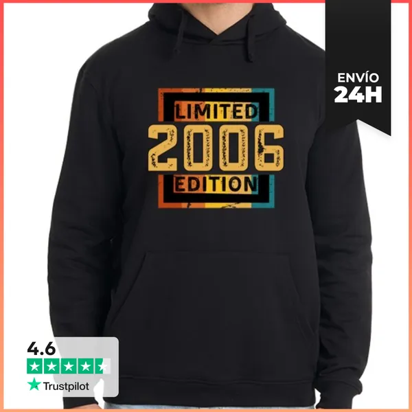 Sudadera Unisex Con Capucha Edición Limitada 2006 Regalo De