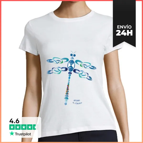Camiseta Mujer Clásica LIBÉLULA LaTostadora