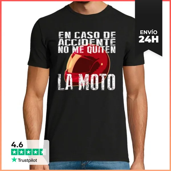 Camiseta Hombre Clásica S.o.s Moteros LaTostadora