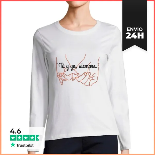 Camiseta Mujer Manga Larga Diseño 4760364 LaTostadora